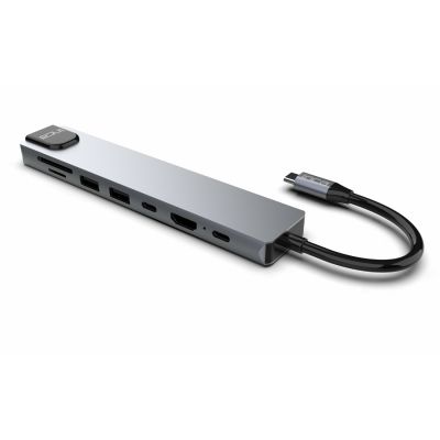 3. Inca ITPC-7T USB-Typ-C-Hubs und -Konzentratoren 1000 Mbit/s Aluminium