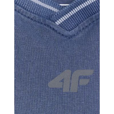 7. Locker geschnittenes Jungen-T-Shirt mit Aufdruck 4F 4FJRSS26TTSHM3467-31S