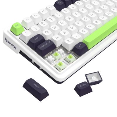 11. REDRAGON K686WBG-RGB-MAX Eisa Max Tastatur USB + RF Wireless + Bluetooth Weiß, Schwarz