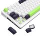 11. REDRAGON K686WBG-RGB-MAX Eisa Max Tastatur USB + RF Wireless + Bluetooth Weiß, Schwarz
