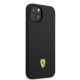 4. Ferrari FEHMSIP14MBK iPhone 14 Plus 6.7" schwarz/schwarz Hardcase Silikon Metall Logo Magsafe