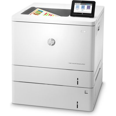 2. HP Color LaserJet Enterprise M555x Drucker, Drucken, Duplexdruck