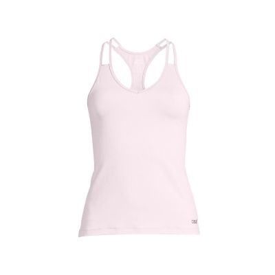 CASALL V-Ausschnitt Racerback Sport T-Shirt Rosa