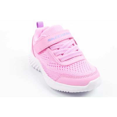 9. Skechers Bounder Baby-Sportschuhe mit Klettverschluss in Rosa