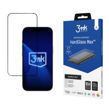 Verstärktes gehärtetes Glas 3mk HardGlass Max Black für iPhone 17 Air