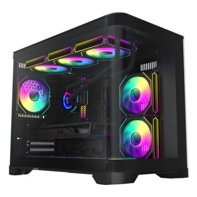 2. GameMax HYPE-M BK Micro-Tower-Computer-Sicherheitshalterungen & -Halterungen Schwarz