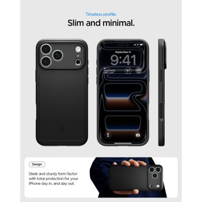8. Spigen Thin Fit MagSafe Hülle für iPhone 18 Pro Max / 17 Pro Max – Schwarz