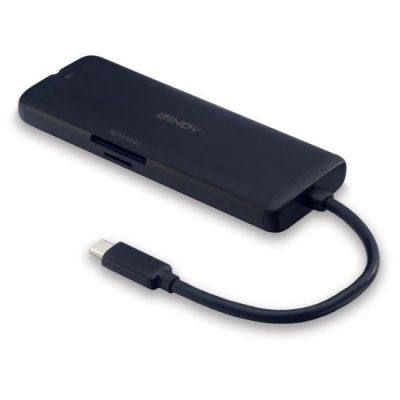 2. Lindy 43358 Dockingstation, kabelgebunden, USB 3.2 Gen 1 (3.1 Gen 1), Typ-C, Schwarz