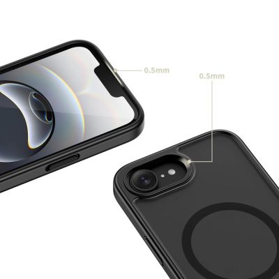 3. Tech-Protect MagRack MagSafe Hülle für iPhone 16e / 17e – Schwarz