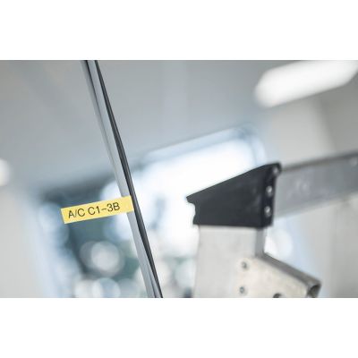 9. Brother PTE110VPYP1 Etikettendrucker, 180 x 180 dpi, 20 mm/s, TZe, QWERTY