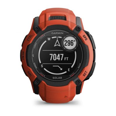12. Garmin Instinct 2X SOLAR Sportuhr Rot