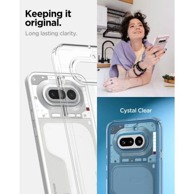 5. Spigen Ultra Hybrid Hülle für Nothing Phone 4A – Transparent