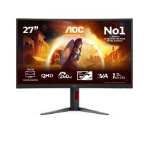 AOC G4 CQ27G4Z2P Gaming-Monitor 68,6 cm (27") 2560 x 1440 px Quad HD LCD Schwarz, Rot
