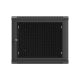 18. Lanberg 19" 9U 600x600 schwarzer Wandschrank mit perforierten Türen (flach verpackt)