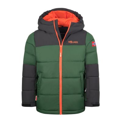 Trollkids Kinder Narvik Jacket Pro wasserdicht wintergrün (604-322)