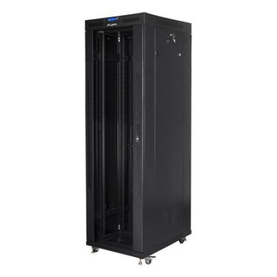 Lanberg FF01-8842-12BL 42U freistehendes Rack Schwarz