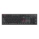 2. Montech MKey Gaming-Tastatur USB Dunkelgrau