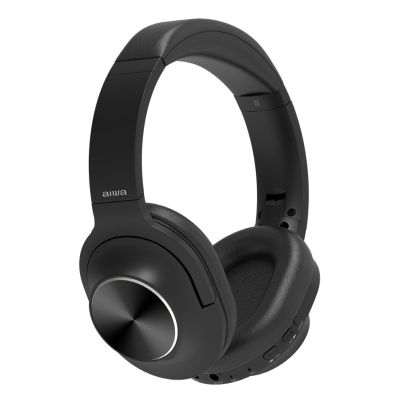 3. Aiwa HST-220BT Kopfhörer/Headset, kabelgebunden & kabellos, Kopfbügel, Anrufe/Musik, USB Typ-C, Bluetooth, Schwarz