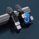 7. C2C PD100W Laptop-Schnellladekabel (Winkelstecker), schwarz, 0,5 m