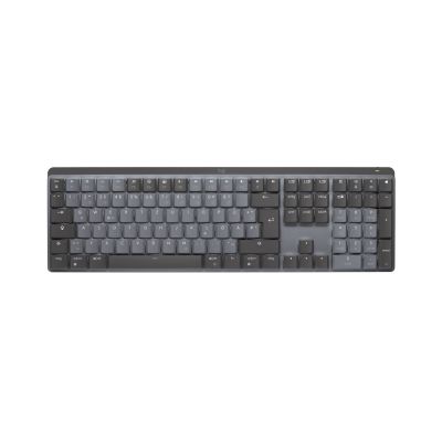 6. Logitech MX Mechanische Tastatur Office RF Wireless + Bluetooth QWERTZ Deutsch Graphit, Grau