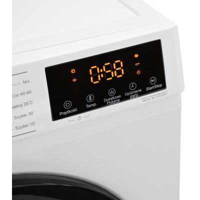6. Ravanson XPBS-6/1200WD Waschmaschine, 6 kg, 1200 U/min | Dampfprogramm | Startzeitvorwahl | Energieeffizienzklasse A