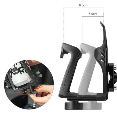 5. Rockbros 2-3D Verstellbarer Flaschenhalter für Fahrräder und Motorräder – Schwarz