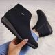 Isolierte schwarze Damenstiefeletten Rieker W 98251-00