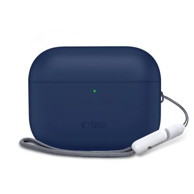 3. Tech-Protect Silikonhülle für AirPods Pro 3 – Marineblau