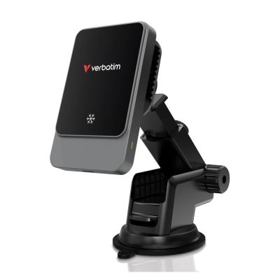 Verbatim Charge 'n' Drive Smartphone Schwarz USB Kabelloses Laden Schnellladen Automatisch