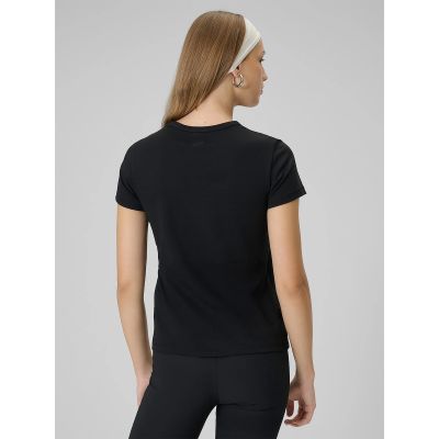 2. Damen-T-Shirt, schmal geschnitten, einfarbig, Größe 4F 4FRAW25TTSHF3623-20S