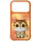 Nimmy Big Eyed Pet 2.0 Katzenhülle für iPhone 17 Pro – Orange