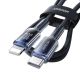 5. Joyroom S-A42 Crystal-Clear Series 30W USB-C – Lightning Kabel 1,2 m – Schwarz