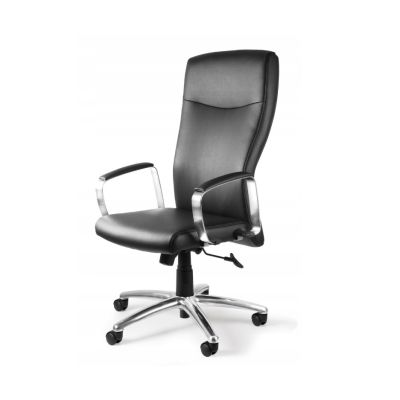 3. Adella C239 Bürostuhl, Naturleder, HL-4, schwarz