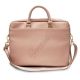 Guess Saffiano Script 16" Laptoptasche - Rosa