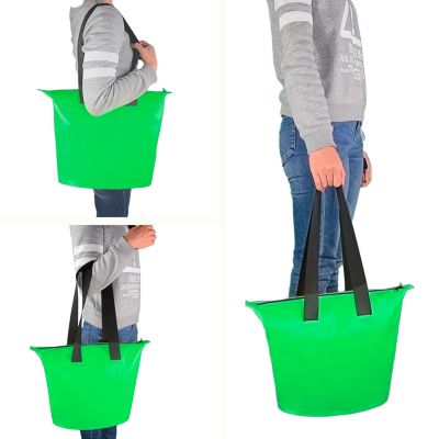 4. 11L wasserdichte PVC-Tasche – grün