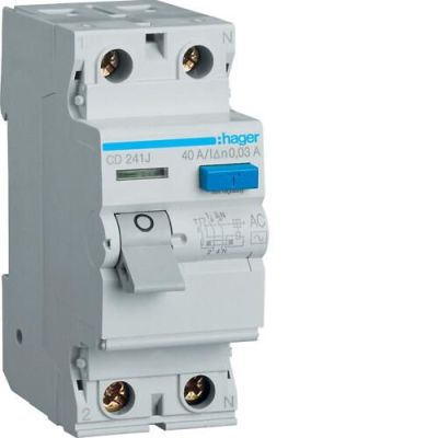 Leckstromrelais 2-polig 40 A 30 mA CD241J