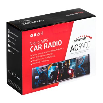 6. AUDIOCORE AC9900 Autoradio (USB, USB + AUX, USB + AUX + SD-Karten)