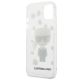 7. Karl Lagerfeld Flower Ikonik Karl Case für iPhone 13 mini - Transparent