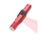 4. TROIKA ECO KNICKLICHT Rote Handtaschenlampe + Stirnbandtaschenlampe COB-LED