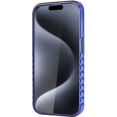 5. Audi IML Big Logo MagSafe Hülle für iPhone 15 Pro Max – blau