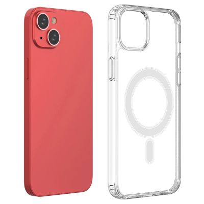 6. MagSafe iPhone 15 Plus Clear Magnethülle – transparent