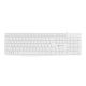 NATEC NAUTILUS US SLIM TASTATUR WEISS NKL-1951