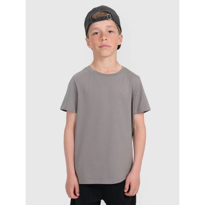 Einfarbiges Jungen-T-Shirt, Größe 4F 4FJRAW25TTSHM3260-22S
