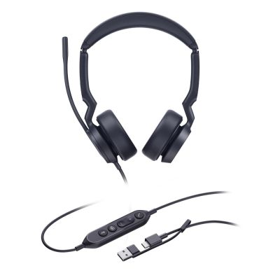 3. Yealink UH44 Teams USB-C/A Binaural-Headset