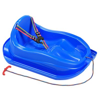 2. Kunststoffschlitten MINI BOBEK, blau