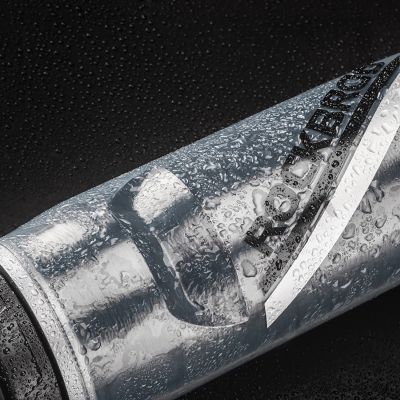 9. Rockbros Thermosflasche für Fahrräder, 620 ml, BPA-frei – Schwarzverlauf