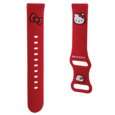 3. Hello Kitty Silikon Kitty Kopfband universal 20mm - rot