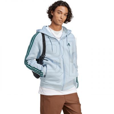 4. adidas Essentials Fleece 3-Streifen Full-Zip M Sweatshirt IJ8932