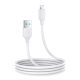 2. Joyroom Long-Lasting Series A9 USB-A / Lightning 2,4A-Kabel 1 m – weiß