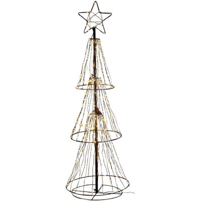 5. Dekorativer Weihnachtsbaum, 310 LEDs, warmweiß, 150 cm, Luca